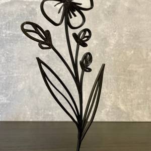 3D-Dekoblume #4 / Trockenblumen / Blumenwiese - über 50 Farben Bild 3