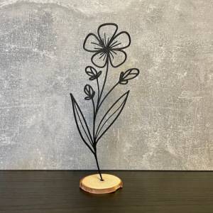 3D-Dekoblume #4 / Trockenblumen / Blumenwiese - über 50 Farben Bild 4