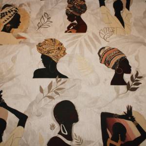 18,50 EUR/m Baumwollstoff Afrika Afrikanerin Afrikanische Frauen 100% Baumwolle Webware Bild 1
