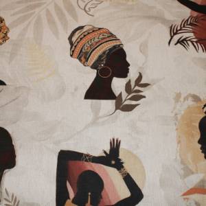 18,50 EUR/m Baumwollstoff Afrika Afrikanerin Afrikanische Frauen 100% Baumwolle Webware Bild 2