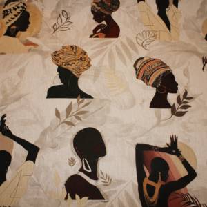 18,50 EUR/m Baumwollstoff Afrika Afrikanerin Afrikanische Frauen 100% Baumwolle Webware Bild 3