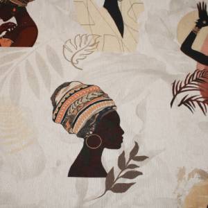 18,50 EUR/m Baumwollstoff Afrika Afrikanerin Afrikanische Frauen 100% Baumwolle Webware Bild 4