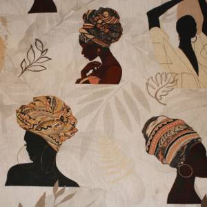 18,50 EUR/m Baumwollstoff Afrika Afrikanerin Afrikanische Frauen 100% Baumwolle Webware Bild 5