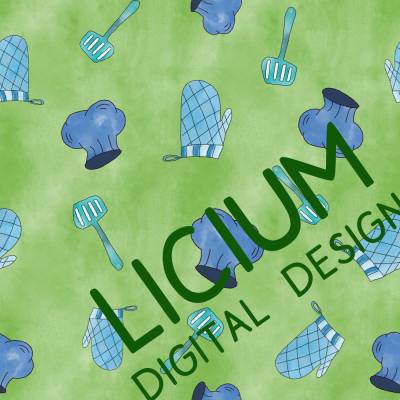 Endlosmuster für Stoffe - Patterndesign - Nahtlosmuster -digitale Datei -Kochmütze, Wender und Handschuh- Farbe 008  jpg