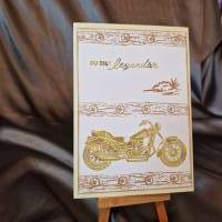 Motorrad - Du bist legendär - Geburtstagskarte - Vatertag Bild 2