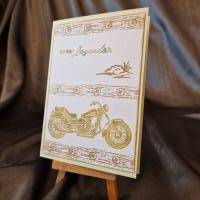 Motorrad - Du bist legendär - Geburtstagskarte - Vatertag Bild 3