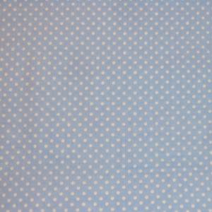 8,90 EUR/m Stoff Baumwolle Punkte weiß auf hellblau 2mm Bild 4