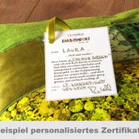 Patchwork kissen kissenhülle kissenbezug personalisierbar unikat lila patchworkkissen ohne mit inlet Bild 5