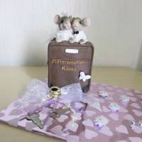 Geldgeschenk Hochzeit Geld schenken - Flitterwochen Koffer Geschenkidee - Mäuse zum verschenken Bild 6