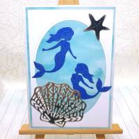 Grußkarte Meerjungfrau Bild 1