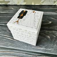 Explosionsbox XL Hochzeits-Geschenk-Verpackung 10x10cm Bild 7