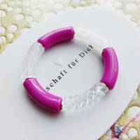 Tube Armband "Pinker Frühling" Bild 2