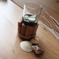Schwemm Holz Teelichterhalter Bild 4