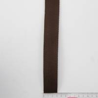 Gurtband dunkelbraun, Baumwolle, 30mm breit, für Taschen, nähen, Meterware, 1 Meter Bild 2
