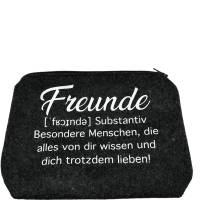 ️ handmade Kosmetiktasche "Freunde" ️ Bild 3