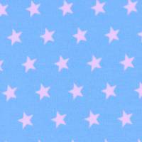 Jersey mit kleinen Sternen Sternchen hellblau weinrot türkis  50 cm x 145 cm Kombistoff nähen elastisch Bild 3