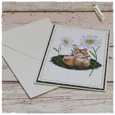 Grußkarte "Hamster Daisy"