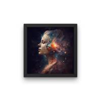 Digitaler Download Motiv "Stardust" Sublimation png 300dpi Kunstdruck quadratisch Galaxie Portrait Bild 3