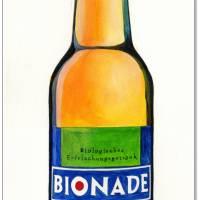 Klausewitz Original Acrylfarben Acrylmalpapier Bionade Bottle Art - 21 x 50 cm Bild 1
