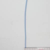 Rundgummi aus Kunstseide hellblau, 3mm Durchmesser elastisch, Elastic, nähen, Meterware, 1meter Bild 3