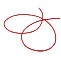 Rundgummi aus Kunstseide rot, 3mm Durchmesser elastisch, Elastic, nähen, Meterware, 1meter Bild 1