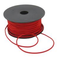 Rundgummi aus Kunstseide rot, 3mm Durchmesser elastisch, Elastic, nähen, Meterware, 1meter Bild 2