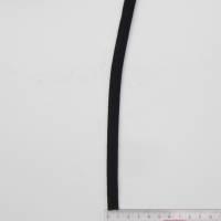 Paspelband, Nylon 10mm breit schwarz, elastisch Gummi Keder Paspel Meterware 1 Meter Bild 3