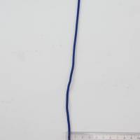 Rundgummi aus Kunstseide blau, 3mm Durchmesser elastisch, Elastic, nähen, Meterware, 1meter Bild 3