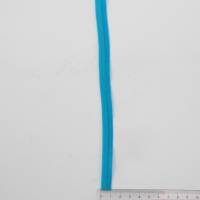 Paspelband, Nylon 10mm breit blau, elastisch Gummi Keder Paspel Meterware 1 Meter Bild 3