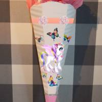 Dekoelemente für Schultüte Zuckertüte für Mädchen Einhorn Holly Nur Motive Bild 10