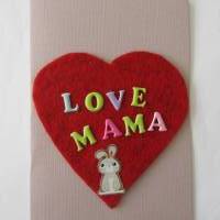 Muttertagskarte mit Herz Bild 2