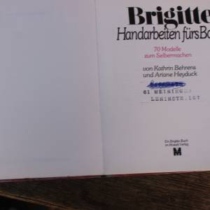 Brigitte - Handarbeiten fürs Baby | Kathrin Behrens + Ariane Heyduck | Mosaik Verlag 1984 Bild 5