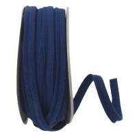 Paspelband, Nylon 10mm breit dunkelblau, elastisch Gummi Keder Paspel Meterware 1 Meter Bild 2