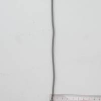 Rundgummi aus Kunstseide grau, 3mm Durchmesser elastisch, Elastic, nähen, Meterware, 1meter Bild 3