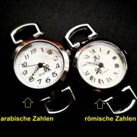 Armbanduhr, Uhr, Damenuhr, Kork, Korkarmband, silberfarben Bild 5