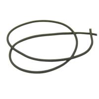 Rundgummi aus Kunstseide tarngrün, 3mm Durchmesser elastisch, Elastic, nähen, Meterware, 1meter Bild 1