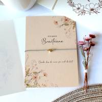 Brautmutter Geschenk | Brautmutter Armband | Schmuckkarte für meine Brautmama | Hochzeitsgeschenk für die Mutter Bild 1