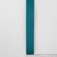 Gurtband türkis, Baumwolle, 30mm breit, für Taschen, nähen, Meterware, 1 Meter Bild 2