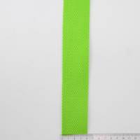 Gurtband hellgrün, Baumwolle, 40mm breit, für Taschen, nähen, Meterware, 1 Meter Bild 2