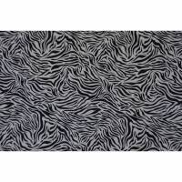 Jersey mit Tigerstreifen schwarz 50 x 145 cm Nähen Stoff Raubkatze Bild 1