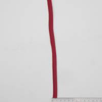 Paspelband, Nylon 10mm breit bordeaux, elastisch Gummi Keder Paspel Meterware 1 Meter Bild 3