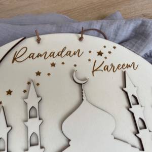 Ramadan Kalender für Kinder / Ramadan Kareem Kalender mit Namen möglich / Eid Mubarak / Zuckerfest Kalender Bild 3