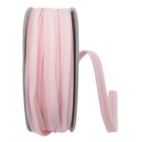 Paspelband, Nylon 10mm breit rosa, elastisch Gummi Keder Paspel Meterware 1 Meter Bild 2