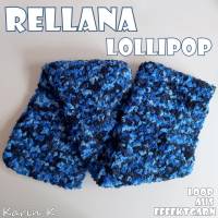 Loop Rundschal handgestrickt im schlichten Design Blau Hellblau Dunkelblau Schwarz Umfang 180 cm Lollipop Rellana Bild 6