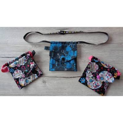 Umhängetasche Busfahrkartentasche Fahrkartentasche Geldbeutel Maskentasche Brustbeutel