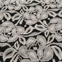 Kissen Kissenbezug  schwarze Baumwolle mit Spitze in grau 40 x 35 cm von Kramboden Bild 4