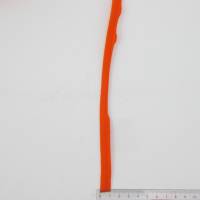 Paspelband, Nylon 10mm breit orange, elastisch Gummi Keder Paspel Meterware 1 Meter Bild 3