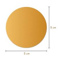 50 Rubbelaufkleber rund ⌀ 5cm gold Rubbeletikett zum Aufkleben Rubbelkarte selber machen Bild 3