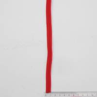 Paspelband, Nylon 10mm breit rot, elastisch Gummi Keder Paspel Meterware 1 Meter Bild 3