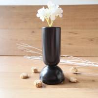 Tischdeko Vase schwarz klein Bild 1